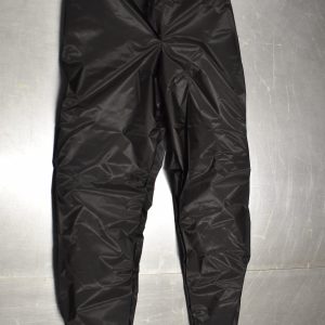 Black rain pants