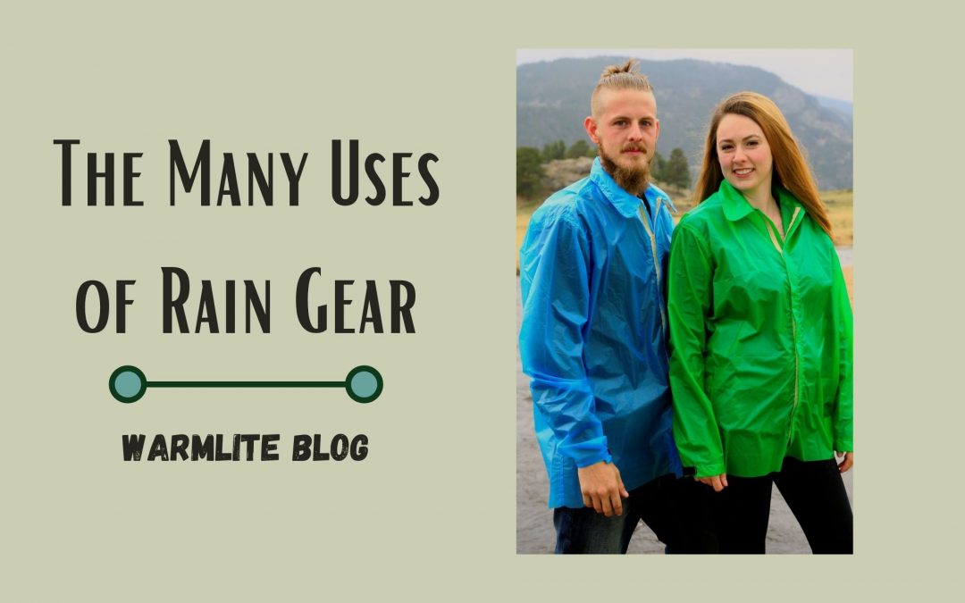 many uses of rain gear