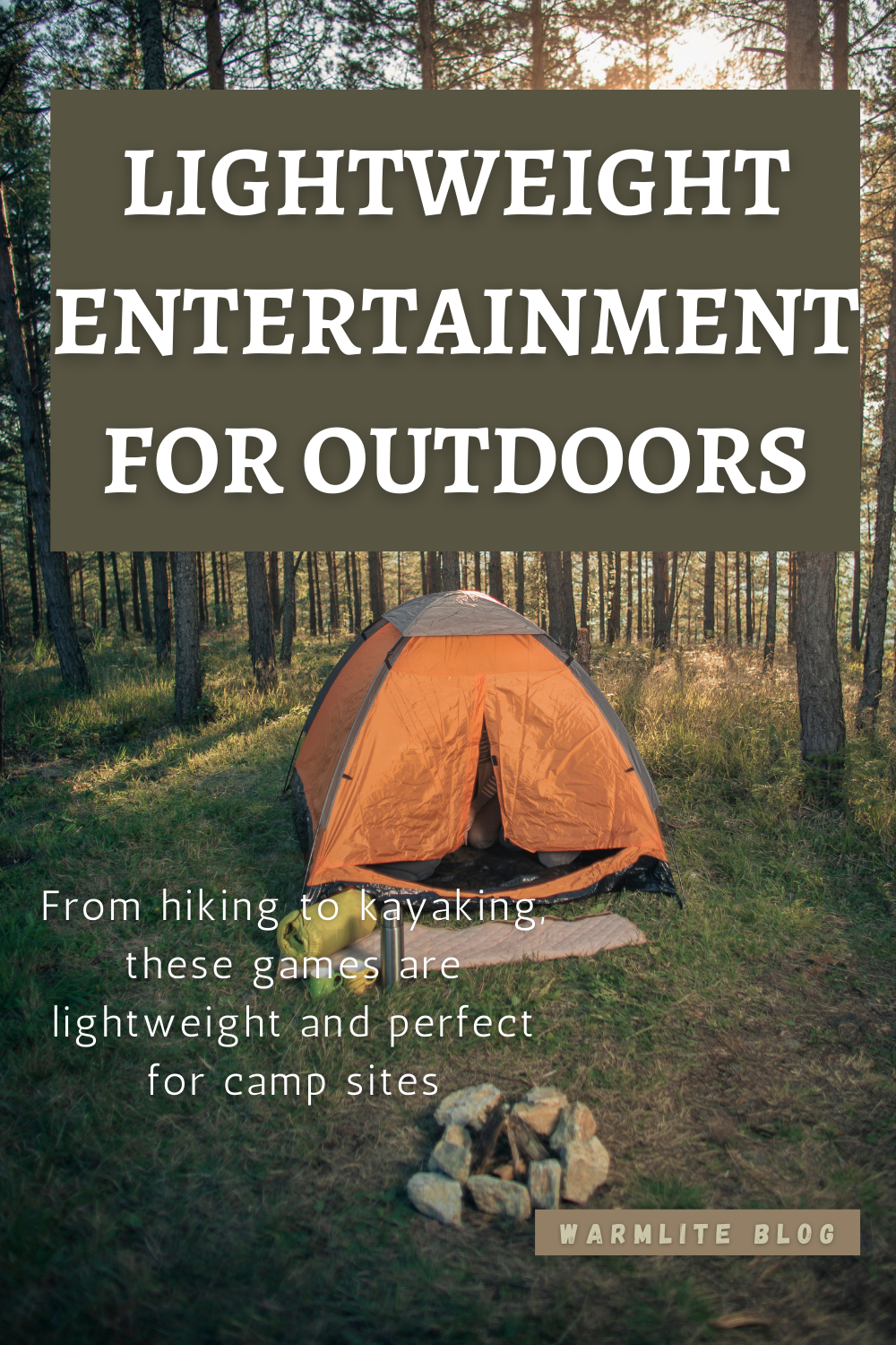 lightweight games for hiking pin