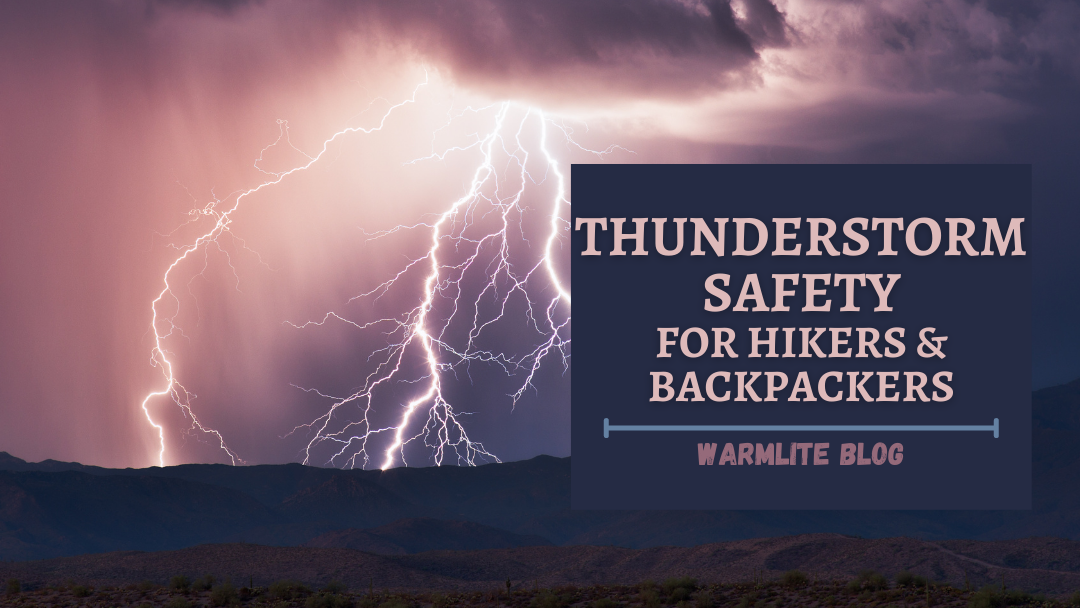 thunderstorm safety for hikers and backpackers